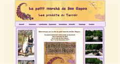 Desktop Screenshot of lepetitmarchedebonrepos.com